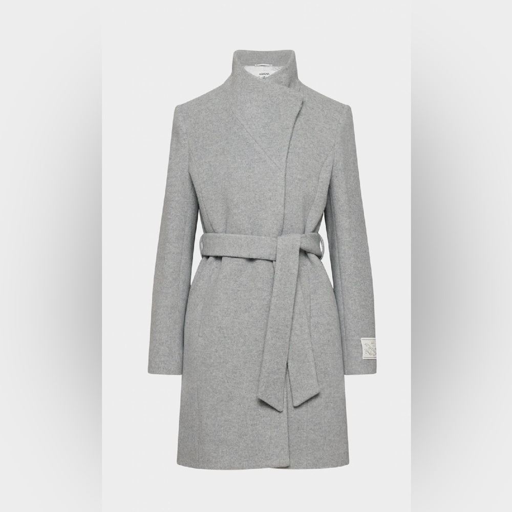 Aritzia wool cashmere belted coat